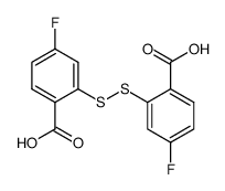2,2'-dithiobis(4-fluorobenzoic) acid Structure