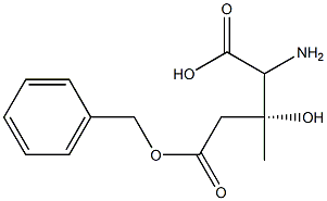 Cbz-(R)-2-amino-3-hydroxy-3-methylbutanoic acid结构式