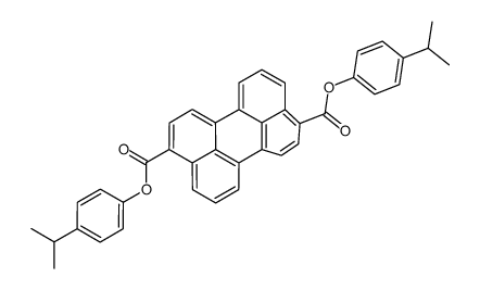 bis(4-propan-2-ylphenyl) perylene-3,9-dicarboxylate结构式