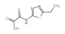 [(5-乙基-1,3,4-噻二唑-2-基)氨基](氧代)乙酸结构式