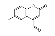 6-methyl-2-oxo-2H-chromene-4-carbaldehyde Structure