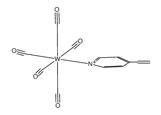 W(CO)5(4-vinylpyridine) Structure