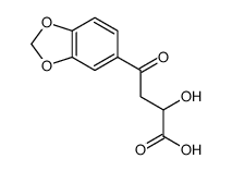 4-(1,3-benzodioxol-5-yl)-2-hydroxy-4-oxobutanoic acid结构式