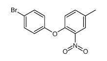 (4-bromo-phenyl)-(4-methyl-2-nitro-phenyl)-ether结构式