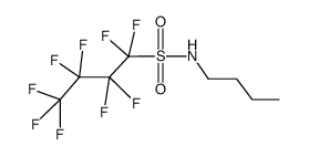 N-butyl-1,1,2,2,3,3,4,4,4-nonafluorobutane-1-sulfonamide Structure