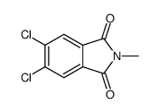 5,6-dichloro-2-methylisoindole-1,3-dione结构式
