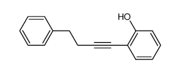 2-(4-phenyl-1-butynyl)phenol结构式
