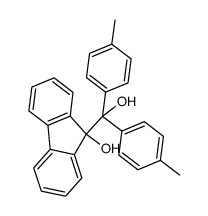 9-(α-hydroxy-4,4'-dimethyl-benzhydryl)-fluoren-9-ol结构式