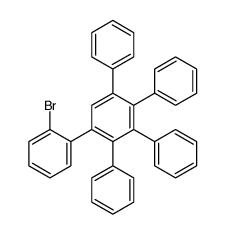 1-(2-bromophenyl)-2,3,4,5-tetraphenylbenzene Structure