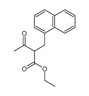 1-(ethoxycarbonyl)-1-(1-naphthylmethyl)-2-propanone Structure