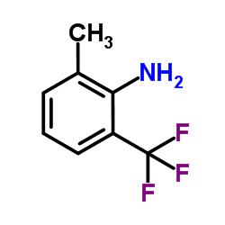 2-甲基-6-三氟甲基苯胺结构式