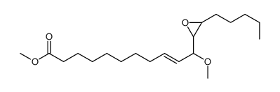 methyl 11-methoxy-11-(3-pentyloxiran-2-yl)undec-9-enoate结构式