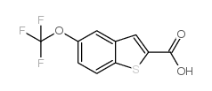 5-三氟甲氧基苯并[b]噻吩-2-羧酸结构式