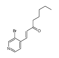 1-(3-bromopyridin-4-yl)oct-1-en-3-one结构式