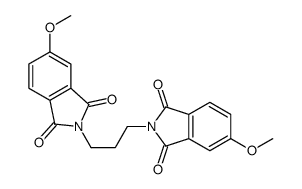 5-methoxy-2-[3-(5-methoxy-1,3-dioxoisoindol-2-yl)propyl]isoindole-1,3-dione Structure