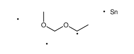 1-(methoxymethoxy)ethyl-trimethylstannane结构式