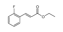 2-Propenoic acid, 3-(2-fluorophenyl)-, ethyl ester, (2E)结构式