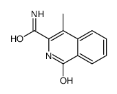 4-methyl-1-oxo-2H-isoquinoline-3-carboxamide结构式