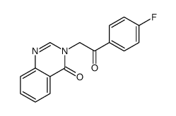 3-[2-(4-fluorophenyl)-2-oxoethyl]quinazolin-4-one Structure