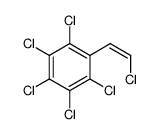(Z)-BETA-2,3,4,5,6-HEXACHLOROSTYRENE structure