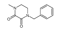 1-benzyl-4-methylpiperazine-2,3-dione Structure
