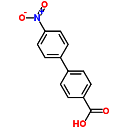 4'-Nitro-4-biphenylcarboxylic acid Structure