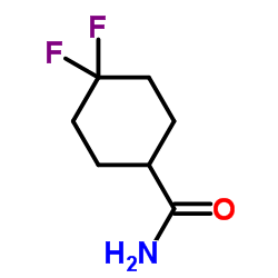 4,4-Difluorocyclohexanecarboxamide structure