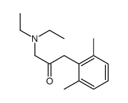 1-(diethylamino)-3-(2,6-dimethylphenyl)propan-2-one Structure