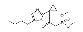 Phosphonic acid, P-[2-[1-(5-butyl-2-oxazolyl)cyclopropyl]-2-oxoethyl]-, dimethyl ester Structure