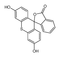 3',6'-dihydroxyspiro[isobenzofuran-1(3H),9'-[9H]thioxanthene]-3-one Structure
