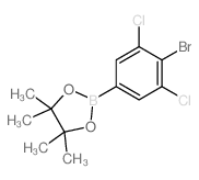 2-(4-Bromo-3,5-dichlorophenyl)-4,4,5,5-tetramethyl-1,3,2-dioxaborolane structure