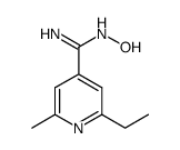 2-ethyl-N-hydroxy-6-methyl-isonicotinamidine Structure