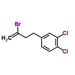 4-(3-Bromo-3-buten-1-yl)-1,2-dichlorobenzene Structure