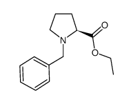 N-苄基-L-脯氨酸乙酯结构式