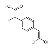 2-(4-(2,2-dichlorovinyl)phenyl)propionic acid结构式