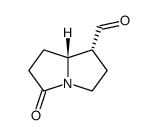 (+/-)-(5β)-6α-formyl-1-azabicyclo<3.3.0>octan-2-one结构式