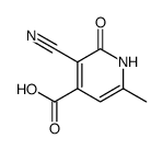 4-Pyridinecarboxylic acid, 3-cyano-1,2-dihydro-6-methyl-2-oxo结构式