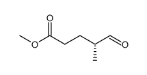 Methyl (4R)-4-methyl-5-oxopentanoate Structure