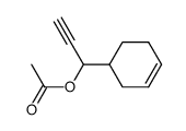 3-(Cyclohexenyl-3)-propin-(1)-ol-(3)-acetat结构式