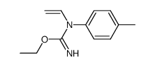 O-ethyl-N-p-tolyl-N-vinyl-isourea Structure