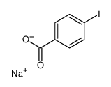 Benzoic acid, 4-iodo-, sodium salt结构式