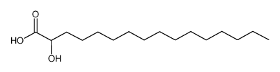 2-hydroxyhexadecanoic acid Structure