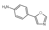 4-(1,3-恶唑-5-基)苯胺结构式