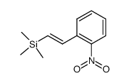 (E)-trimethyl<2-(2-nitrophenyl)ethenyl>silane Structure