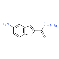 5-Amino-1-benzofuran-2-carbohydrazide structure