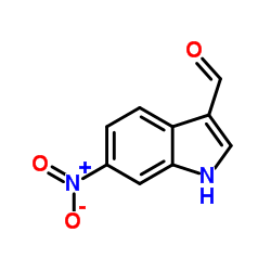 6-硝基吲哚-3-甲醛结构式
