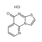 5H-[1,3]Thiazolo[3,2-a]pyrido[3,2-e]pyrimidin-5-one Hydrochloride Structure