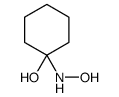 1-(hydroxyamino)cyclohexan-1-ol结构式