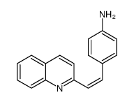 4-(2-quinolin-2-ylethenyl)aniline Structure