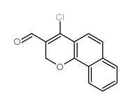 4-氯-3-甲酰基-2H-苯并[h]色烯结构式